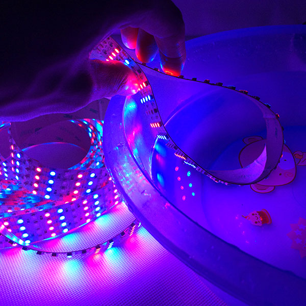Quad Row Brightest RGB DC24V with Single Color 3528 LEDs Flexible LED Light Strip 2400LEDs per 16.4 Feet Engineering lighting Quad Row Brightest RGB DC24V with Single Color 3528 LEDs Flexible LED Light Strip 2400LEDs per 16.4 Feet Engineering lighting